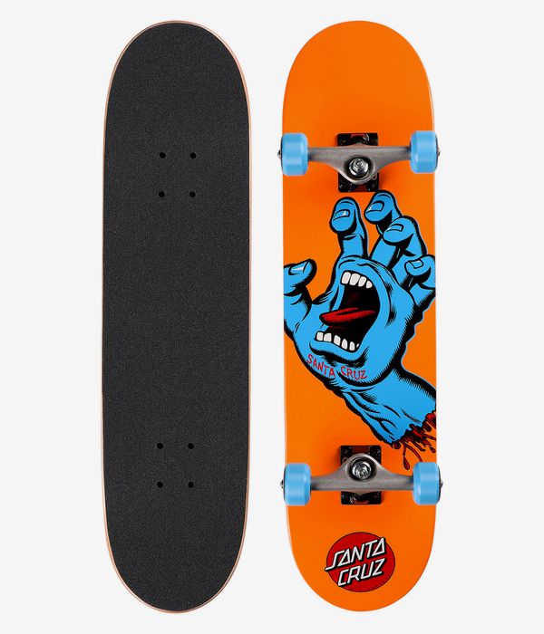 Santa Cruz Screaming Hand 7.8" Complete-Skateboard (orange)