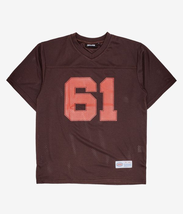 Fucking Awesome Stamp Logo Practice Jersey T-Shirt (brown red)