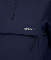 Carhartt WIP Windbreaker Pullover Supplex Jacke (air force blue white)