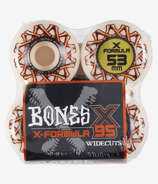 Bones X Formula V6 Rollen (white orange) 53 mm 95A 4er Pack