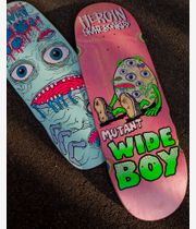 Heroin Skateboards Mutant Wide Boy 10.4" Skateboard Deck (multi)