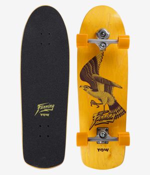 YOW Fanning Falcon Performer 33.5" (85,1cm) Surfskate Cruiser (yellow)