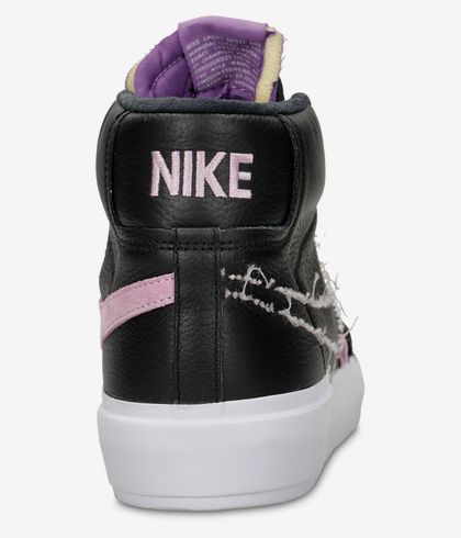 Nike Sb Zoom Blazer Mid Edge Shoes Black Pink Rise White Purple Neb Buy At Skatedeluxe