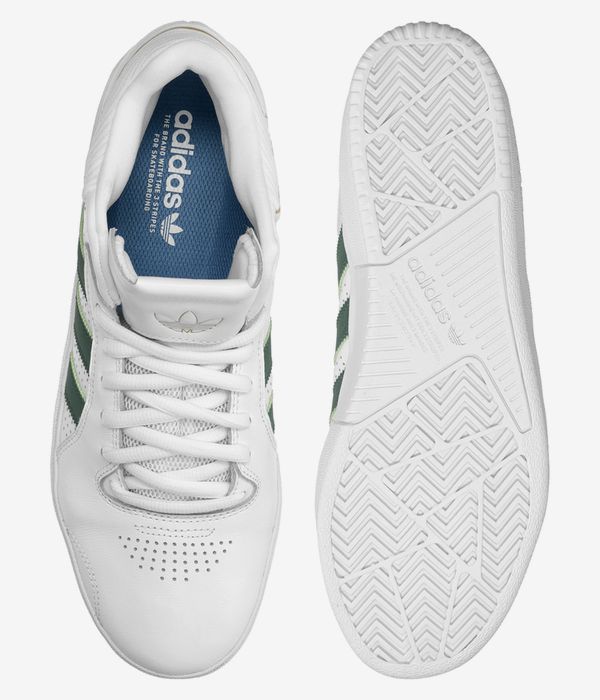 adidas Skateboarding Tyshawn Chaussure (white dark green bluebird)