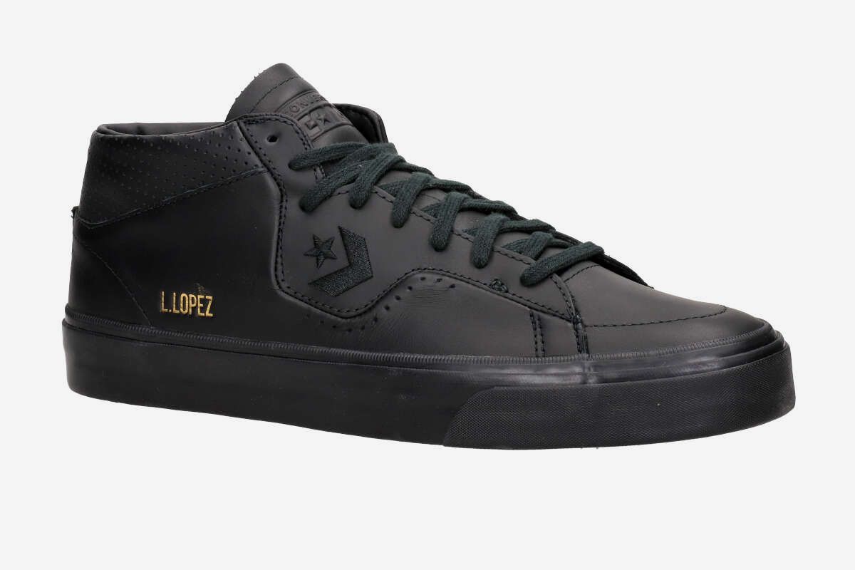 Converse CONS Louie Lopez Pro Mono Leather Schuh (black black black)