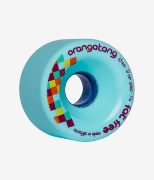 Orangatang Fat Free Wheels (blue) 4 Pack 65mm 77A