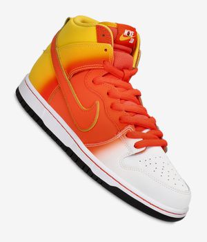 Nike SB Dunk High Pro Schoen (amarillo orange white black)
