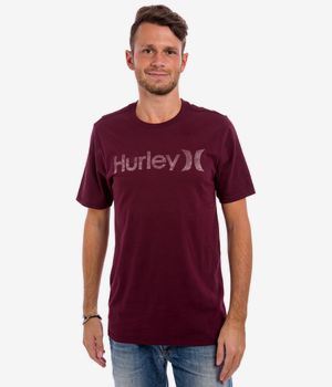 Hurley One & Only Push Through T-Shirt (night maroon)