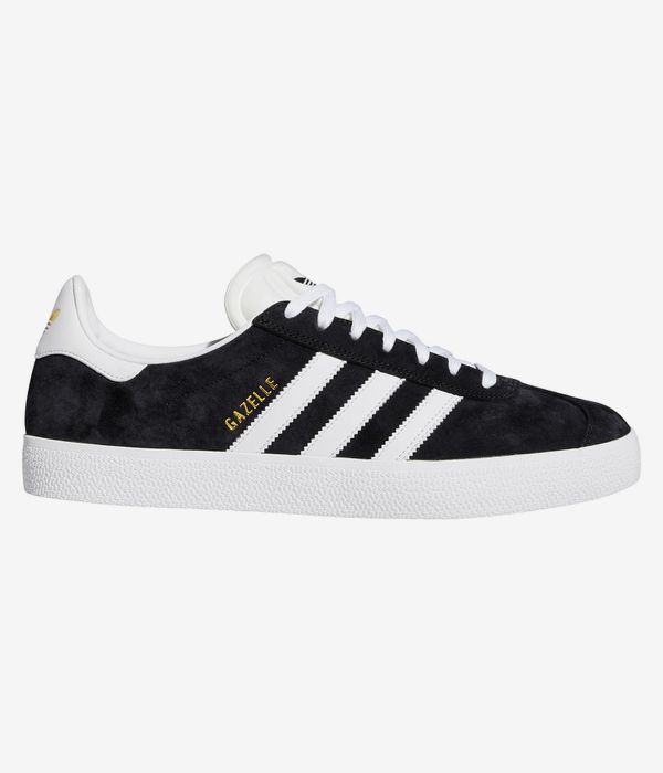 adidas Skateboarding Gazelle ADV Shoes (core black white gold melange)