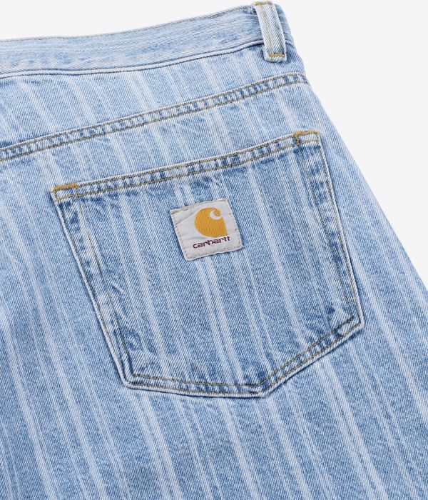Carhartt WIP Rylan Hampton Shorts (rylan stripe blue stone bleached)