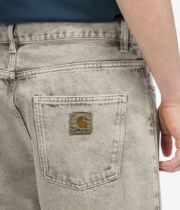 Carhartt WIP Newel Pant Cotton Smithfield Jeans (opuntia chalk wash)