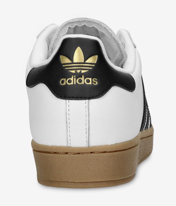 adidas Skateboarding Superstar ADV Shoes (white core black gum 4)