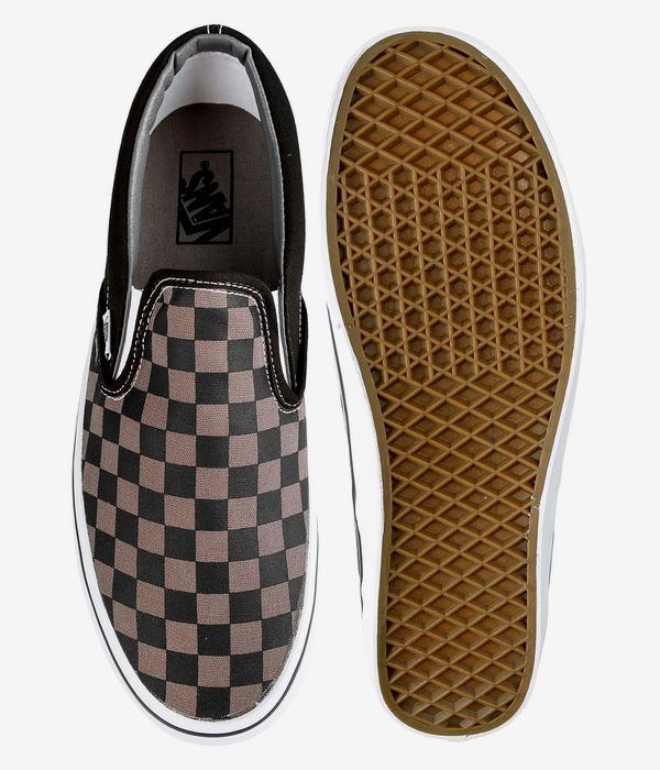 Vans Classic Slip-On Schuh (black pewter checkerboard)