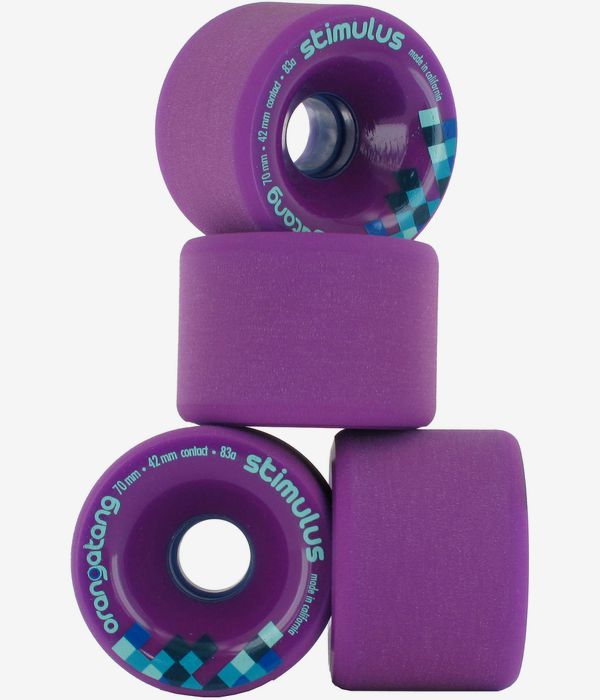 Orangatang Stimulus Kółka (purple) 70mm 83A czteropak