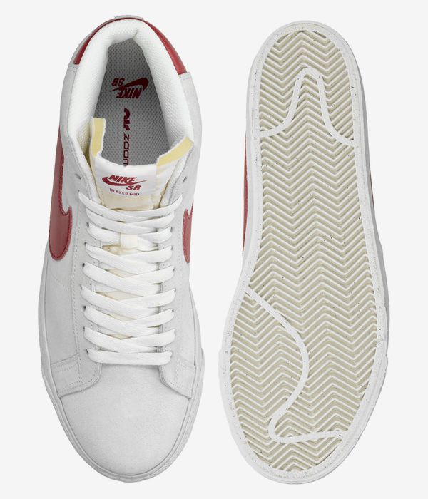 Nike SB Zoom Blazer Mid Zapatilla (summit white university red)