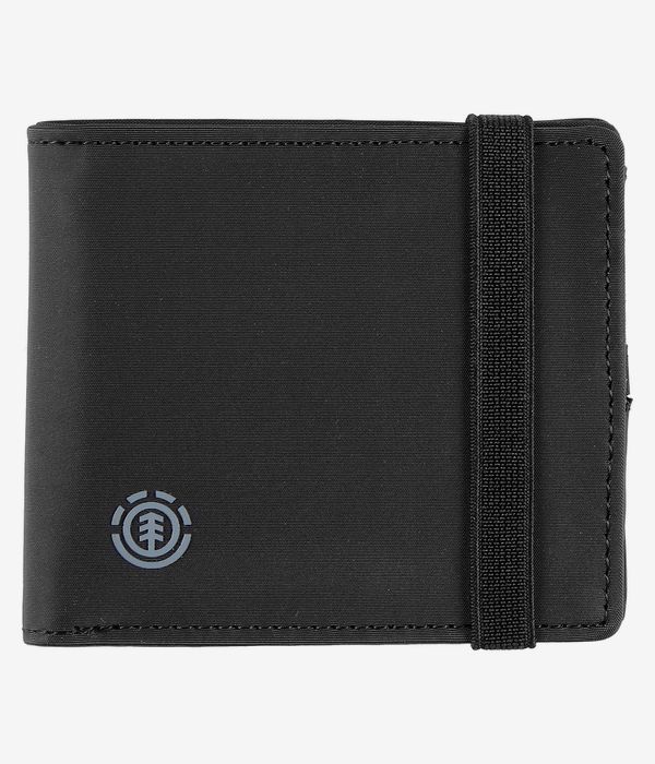 Element Icon Strap Bifold Wallet (flint black)