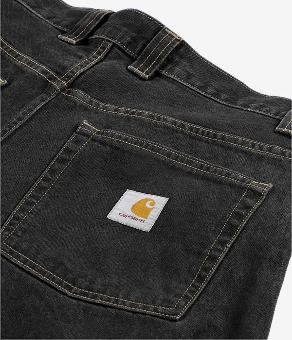 Carhartt WIP Brandon Pant Cotton Smith Jeans (black stone washed)