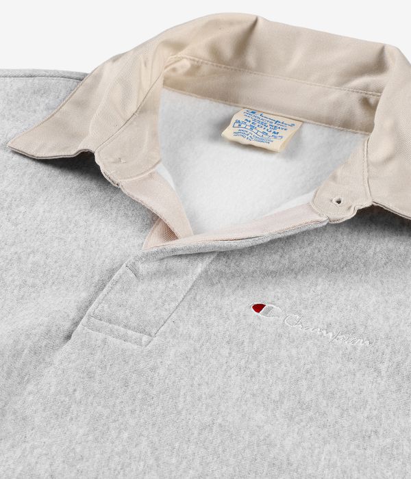 Champion Reverse Weave RWSS Core Polo Sweatshirt (grey heather)