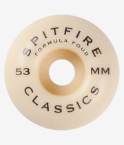 Spitfire Formula Four Classic Roues (natural orange) 53 mm 97A 4 Pack