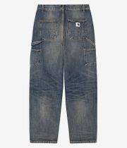 Carhartt WIP W' Brandon Snigle Knee Pant Camano Jeans women (blue worn used wash)