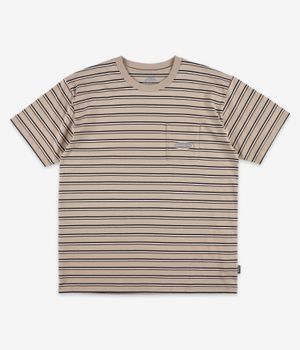 skatedeluxe Stripes Pocket Organic T-Shirt (beige)