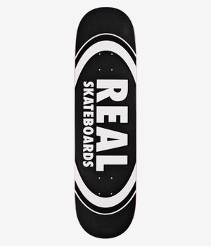 Real Team Classic Oval 8.25" Skateboard Deck (black)