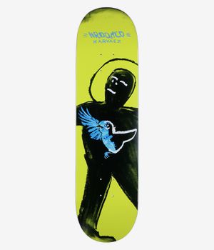 Krooked Narvaez Blue Bird TF 8.25" Skateboard Deck (yellow)