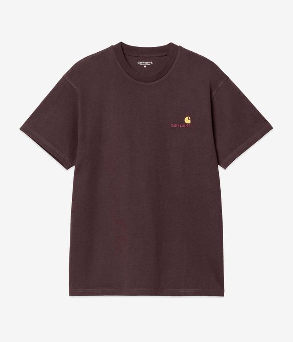 Carhartt WIP American Script Organic T-Shirt (palisander)