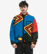 Obey Moroccan Rug Sherpa Jacket (bright multi)