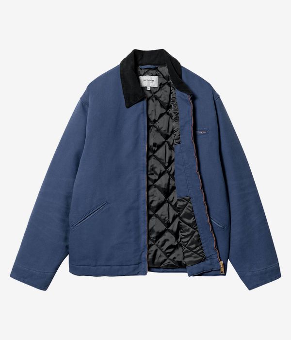 Carhartt WIP OG Detroit Dearborn Jas (air force blue black canvas)