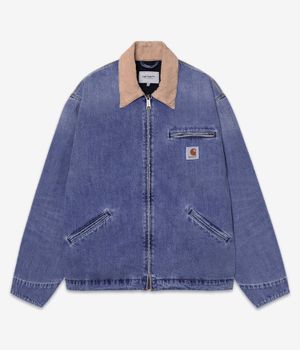 Carhartt WIP OG Detroit Cotton Camano Jacke (blue dusty h brown dark used was)