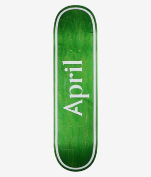 April OG Logo 8.25" Skateboard Deck (green invert)
