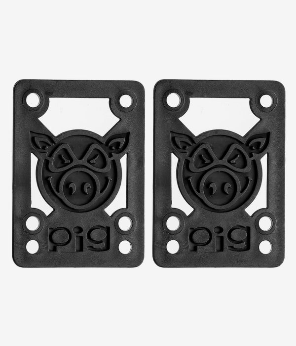 Pig Piles 1/8" Riser Pads (black) 2er Pack