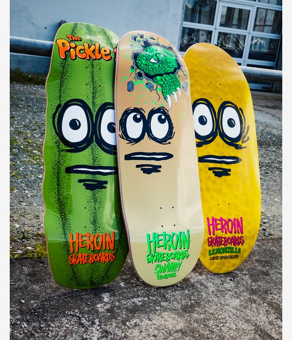 Heroin Skateboards Swampy Egg 11" Skateboard Deck (multi)