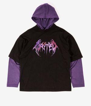 Wasted Paris Slug Age Hoodie (faded black purple)