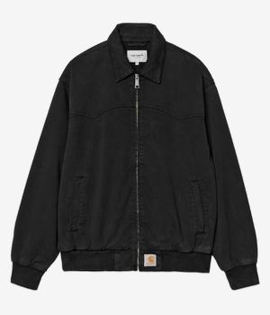 Carhartt WIP OG Santa Fe Dewey Jacke (black garment dyed)