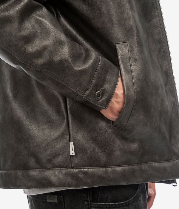 Element Parker Vegan Leather Giacca (marble off black)