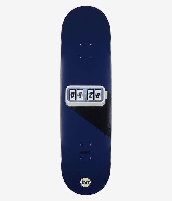 Jart Stay High Clock 8.375" Skateboard Deck (blue)