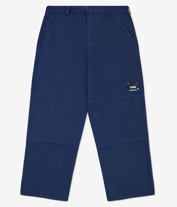 Come Sundown Toil Pantalons (washed blue)