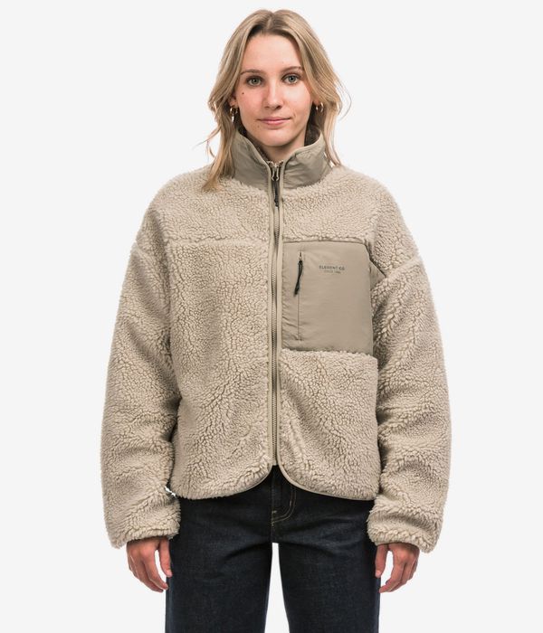 Element Oak Sherpa Chaqueta women (oat milk)