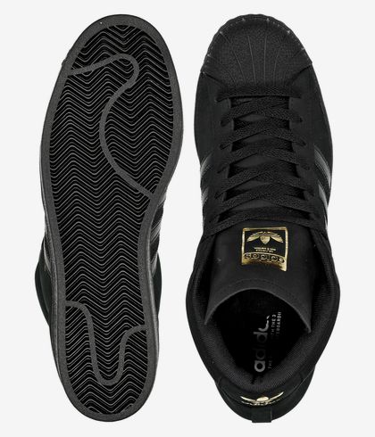 Adidas Skateboarding Pro Model Shoes Core Black Gold Mint White Buy At Skatedeluxe