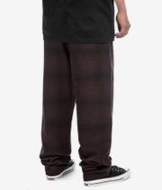 Vans Authentic Chino Loose Tapered Plaid Pantaloni (dark port black)