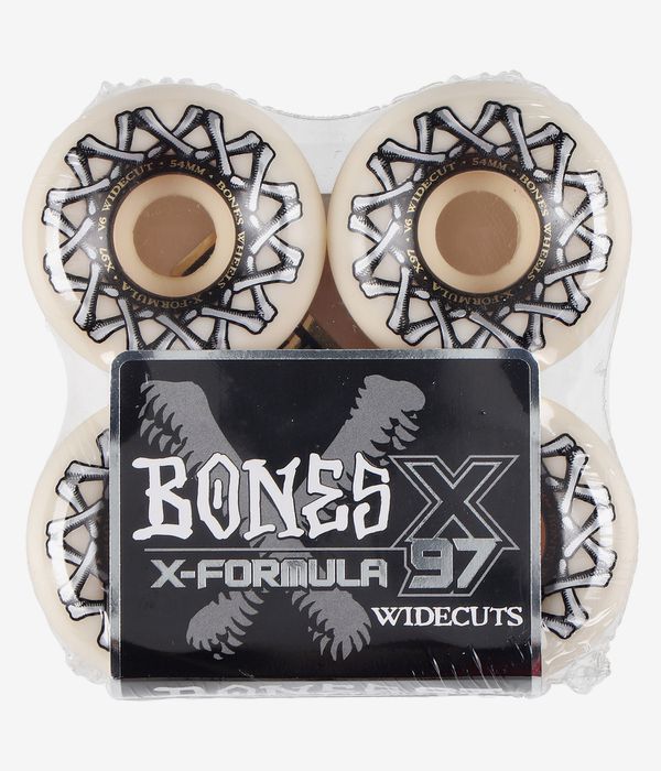 Bones X Formula V6 Wheels (white grey) 54 mm 97A 4 Pack