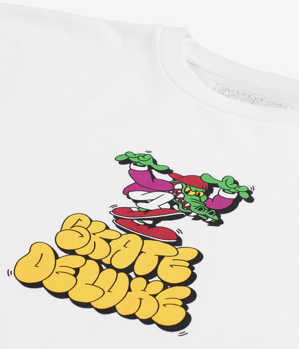 skatedeluxe Croc Organic T-Shirty (white)