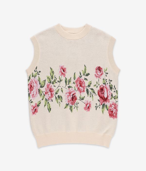 The Loose Company Flower Knitted Vest (cream)