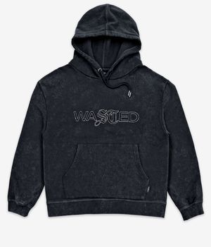 Wasted Paris Chill Stipple Hoodie (faded black)