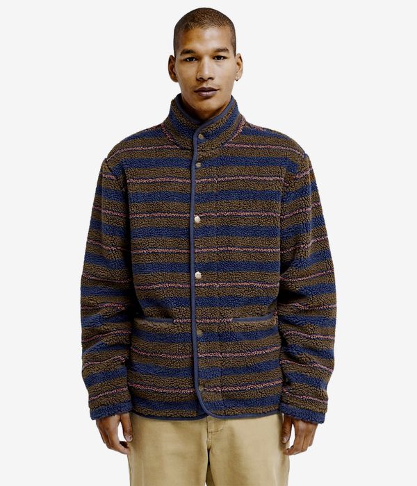 RVCA Westwood Snap Fleece Veste (navy)