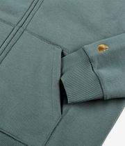 Carhartt WIP Chase Zip-Sweatshirt avec capuchon (silver pine gold)