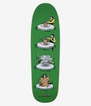 Passport Art Dept. Series Throwing Clay Spade 8.875" Skateboard Deck (green)