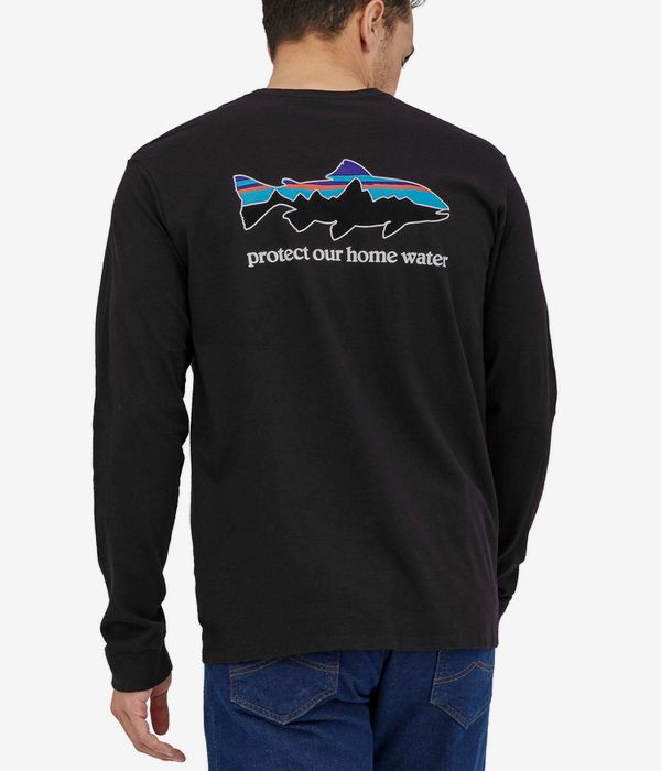 Patagonia Home Water Trout Responsibili Longsleeve (black)